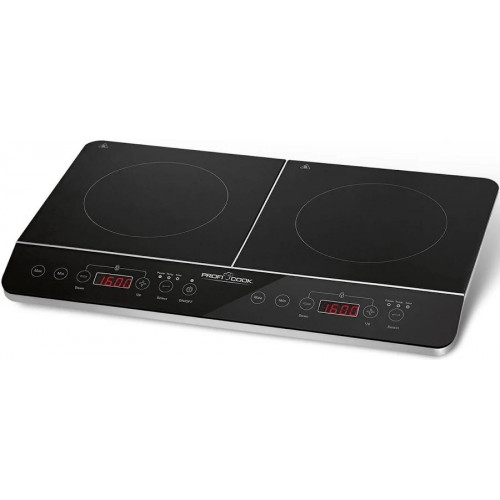 Proficook DKI 1067 Placa de Inducción doble Portátil
