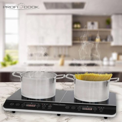 Proficook DKI 1067 Placa de Inducción doble Portátil