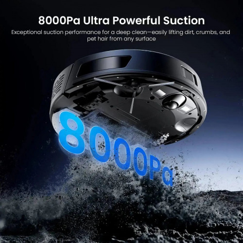 Proscenic Q8 Max+ Robot Vacuum | 8000Pa Suction & Dual LiDAR Obstacle Avoidance