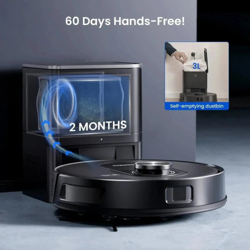 Proscenic Q8 Max+ Robot Vacuum | 8000Pa Suction & Dual LiDAR Obstacle Avoidance