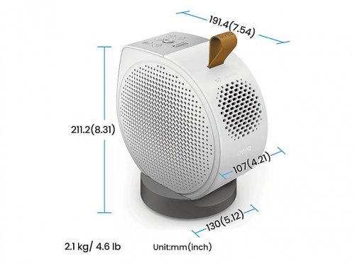 Proyector portátil - BENQ 9H.JSR77.59E, 1080p (1920x1080) pixel, 20000 h, Full-HD, Blanco