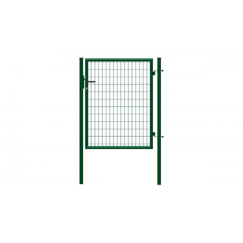 Puerta batiente MOREDA de acero verde 100x150 cm