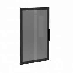 Puerta de cocina vitrina Samara Negro H 102.4 x L 60 cm