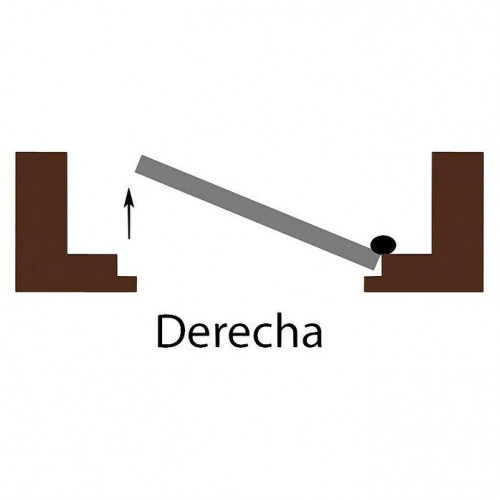 Puerta de entrada exterior Saga 100