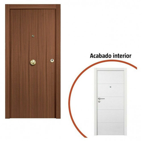 Puerta de entrada interior mixta