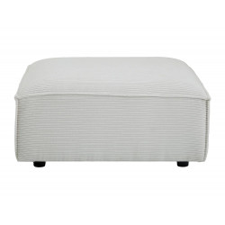 Puf de pana beige RUZOLO