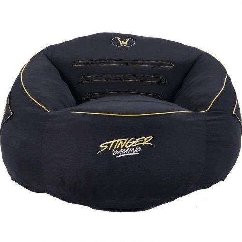 Puff gaming Woxter Stinger Gaming espuma viscoelástica negro y dorado