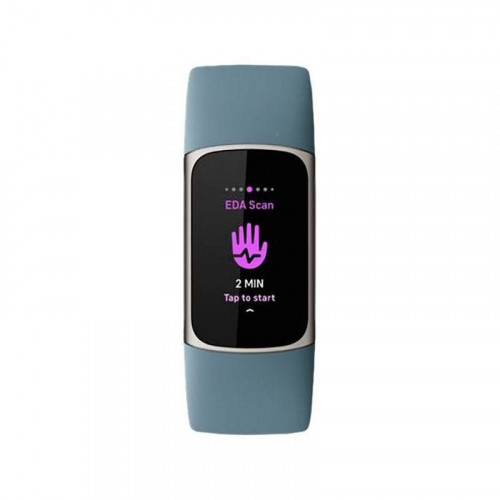 Pulsera de actividad Fitbit Charge 5 Bluetooth GPS AMOLED Azul Acero 7 días ECG EDA SpO2