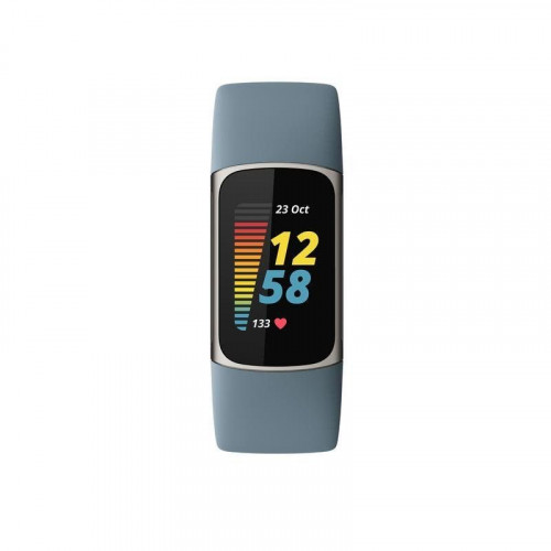 Pulsera de actividad Fitbit Charge 5 Bluetooth GPS AMOLED Azul Acero 7 días ECG EDA SpO2