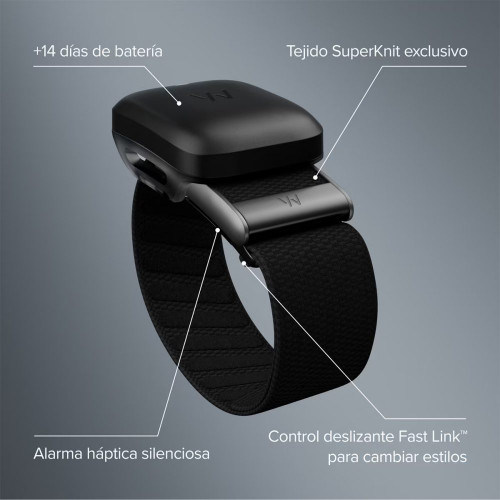 Pulsera de actividad WHOOP Peak 5.0 Obsidiana