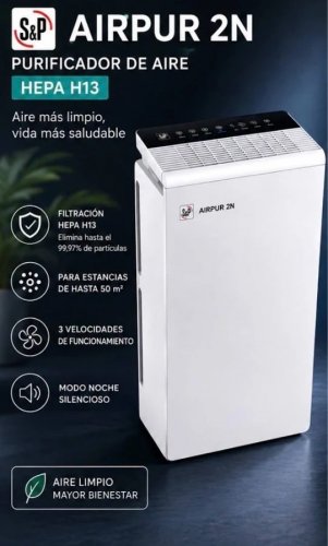 Purificador de Aire Airpur 2N S&P