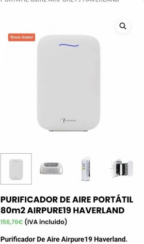 Purificador de aire Haverland AIRPURE19
