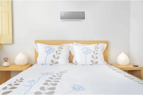 PURLINE Calefactor Cerámico Mural 2000 W Frontal de cristal