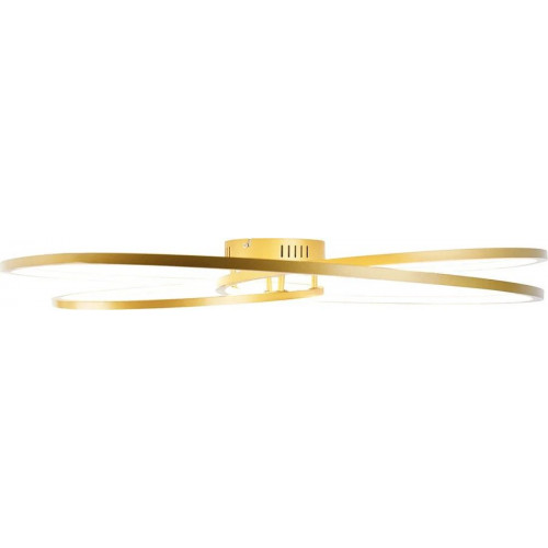 QAZQA Plafón 78 cm con LED 3 pasos regulable