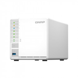 QNAP NAS DE 3 BAHIAS Y 8GB RAM TS-364-8G NAS 2,5GbE RAID 5 de alto rendimiento con 3 bahías y