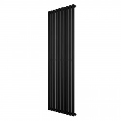 Radiador de Columna Simple Ovalado – 1800 mm x 600 mm – Negro