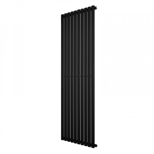 Radiador de Columna Simple Ovalado – 1800 mm x 600 mm – Negro