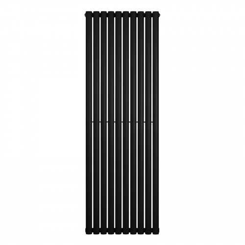 Radiador de Columna Simple Ovalado – 1800 mm x 600 mm – Negro