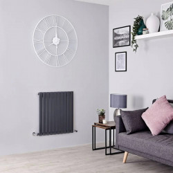 Radiador de Diseño Horizontal Antracita Sloane 635mm x 590mm