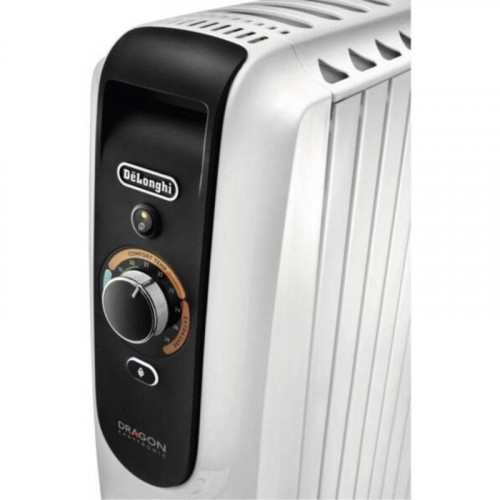Radiador Eléctrico De'Longhi 1100W compacto control giratorio 8 elementos Comfortemp anticaida