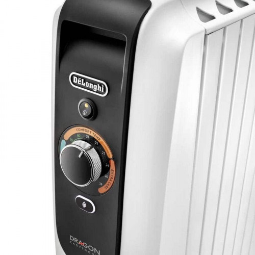 Radiador Eléctrico DeLonghi TRD50615 1500W compacto con termostato programable y ruedas Smart Set
