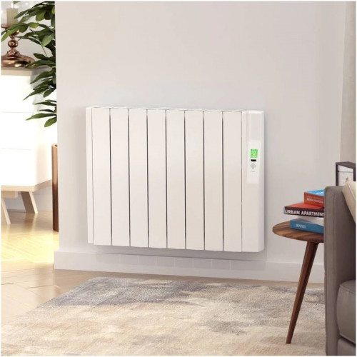 Radiador eléctrico elementos SYGMA bajo consumo Rointe blanco