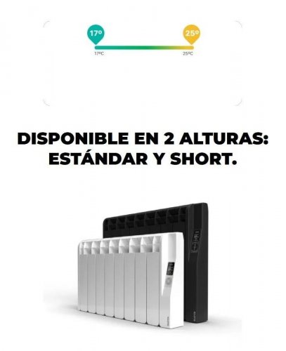 Radiador Eléctrico Rointe Kyros elementos Wifi