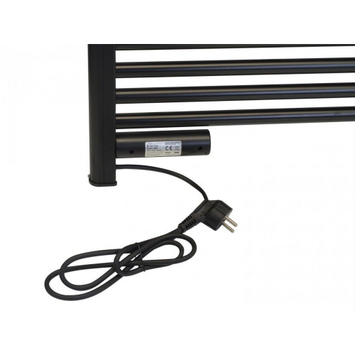 Radiador toallero eléctrico NTW 11B 500W negro