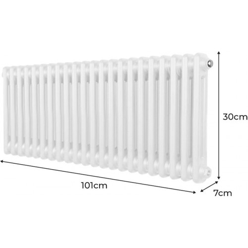 Radiador Tradicional Horizontal de 2 columnas