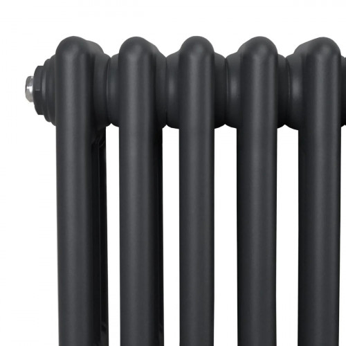 Radiador Tradicional Vertical de 3 columnas – 1800 x 382 mm - Gris Antracita