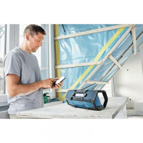 Radio Bosch GPB 18V-2 C Professional Portátil Digital FM Azul Negro Plata