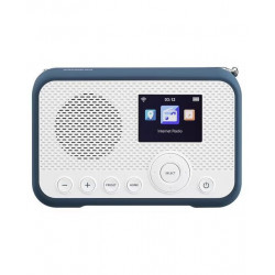 Radio digital portátil por Internet Sangean WFR-39, DAB+, FM-RDS, Spotify Connect, blanco/azul Blanco / Azul