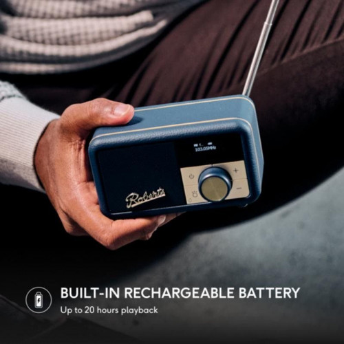 Radio Portátil Roberts Revival Petite 2 DAB+ FM Azul