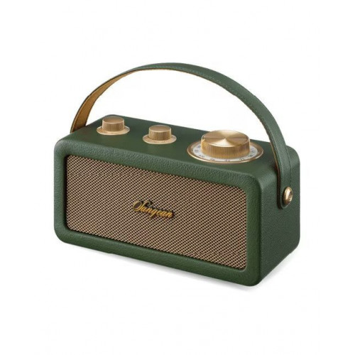 Radio portátil Sangean SRA101FG FM, Bluetooth Verde / Dorado