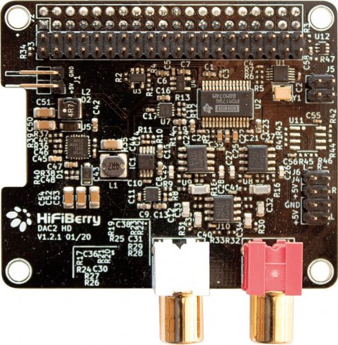 Raspberry Pi Shield - HiFiBerry DAC2 HD