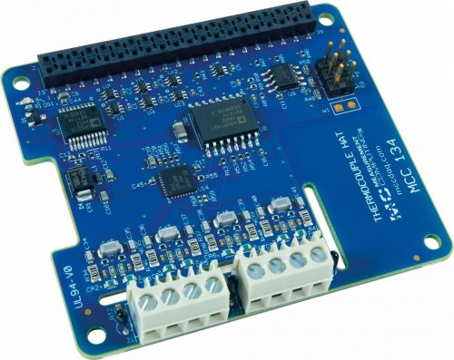 Raspberry Pi Shield - Termopares, MCC134