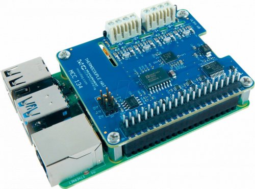 Raspberry Pi Shield - Termopares, MCC134