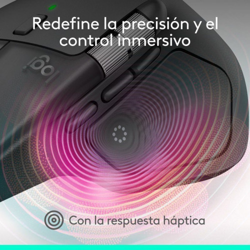 Ratón Logitech MX Master 4 Inalámbrico RF + Bluetooth 8000 DPI Grafito 8 Botones Ergonomía