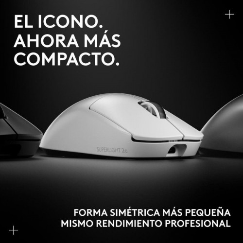 Ratón Logitech PRO X SUPERLIGHT 2c Inalámbrico 44000 DPI Blanco 5 Botones USB-C