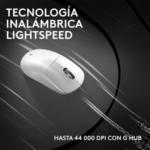 Ratón Logitech PRO X SUPERLIGHT 2c Inalámbrico 44000 DPI Blanco 5 Botones USB-C