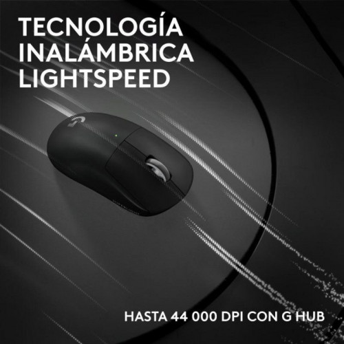Ratón Logitech PRO X Superlight 2c Inalámbrico 44000 DPI Negro 5 Botones USB-C