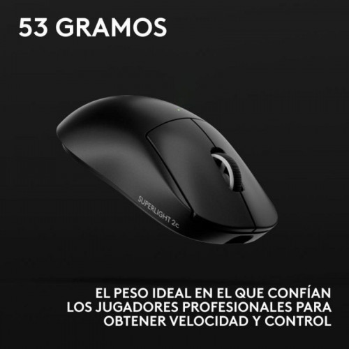 Ratón Logitech PRO X Superlight 2c Inalámbrico 44000 DPI Negro 5 Botones USB-C