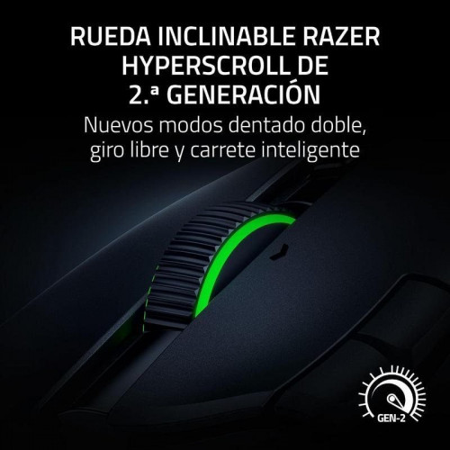 Ratón Razer Naga V3 Pro Bluetooth Radiofrecuencia 30000 DPI Negro Botones programables