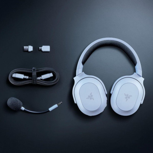 Razer Barracuda X Chroma Auriculares Gaming Inalámbricos 2.4GHz/Bluetooth Blancos
