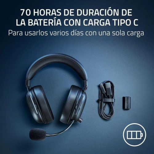 Razer BlackShark V2 HyperSpeed Auriculares Gaming Inalámbricos Negros