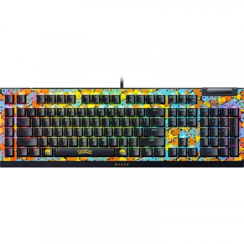 Razer BlackWidow V4 X Pokémon Kanto Starters Edition Teclado Mecánico Gaming Switch Razer Green USA