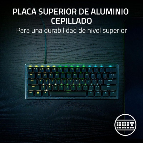 Razer Huntsman V3 Pro Mini Teclado Mecánico Gaming Switch Analog Optical Gen2 Layout USA Negro