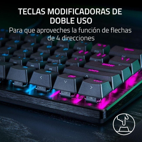 Razer Huntsman V3 Pro Mini Teclado Mecánico Gaming Switch Analog Optical Gen2 Layout USA Negro