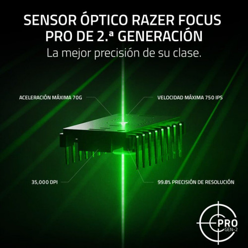 Razer Viper V3 Pro Ratón Gaming Inalámbrico 35000 DPI Blanco