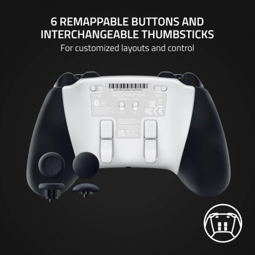 Razer Wolverine V2 Pro Gamepad Inalámbrico Blanco para PC/PS5